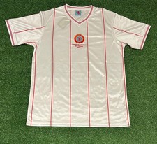 ASTON VILLA AWAY RETRO SHIRT EUROPEAN CUP WINNERS 1982 NEW WITH TAGS