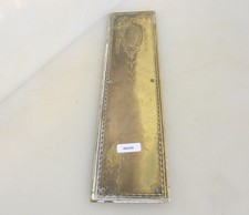 Edwardian Brass Finger Plate