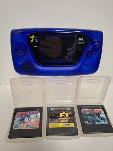 Electric blue retro six - electric,