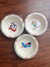 Vtg 1995 KELLOG'S Cereal Bowls