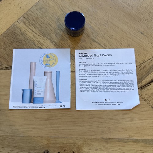 Skinn age reset - age, night