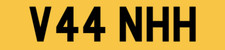 VANESSA VAN H VANS NUMBER PLATE PRIVATE REGISTRATION V44 NHH PERSONAL UK CAR REG