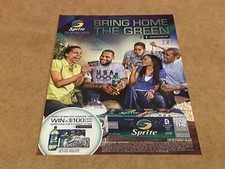 PEEP39 MAGAZINE ADVERT 11X8" SPRITE : LEBRON JAMES USA BASKETBALL