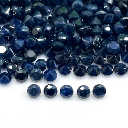 5mm natural blue sapphire - natural,