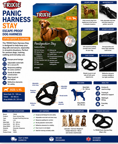 Trixie panic harness - 🐶,