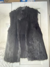 Oasis Ladies Black Faux Fur