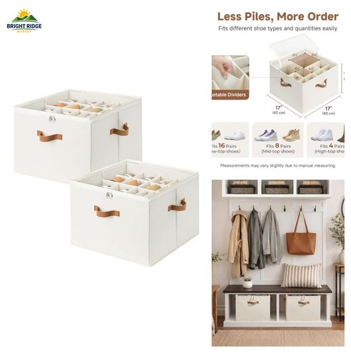 Shoe storage organizer pair - shoe,