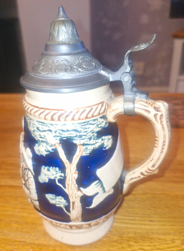 Ceramic lidded beer - ceramic,