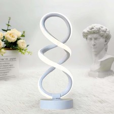 LED Spiral Table Lamp Bedside