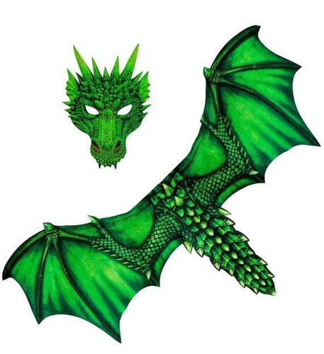 Dragon wings mask set kids - dragon,