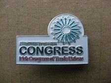 Trade union pin - union, irish
