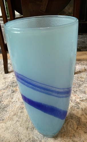 Large vintage handmade glass - vintage,