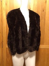 Vintage real fur cape