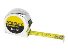 Stanley PowerLock® Classic Pocket Tape 3m/10ft (Width 19mm) STA033523