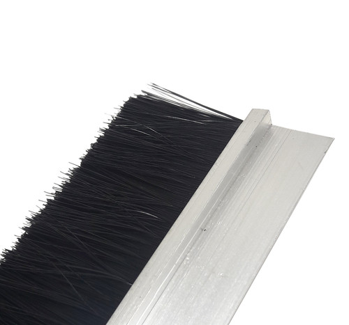 Aluminum door brush draught - door,