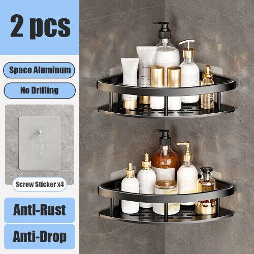 Stainless steel shower caddy - steel,
