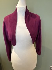 Phase Eight purple size 14 bolero cardigan open 