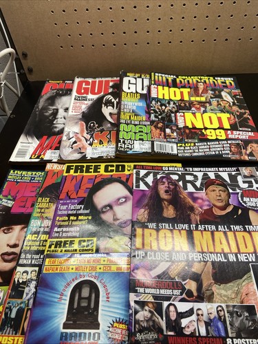 Vintage rock metal magazines - vintage,