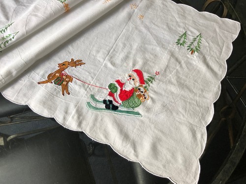 Vintage father christmas tree - vintage,