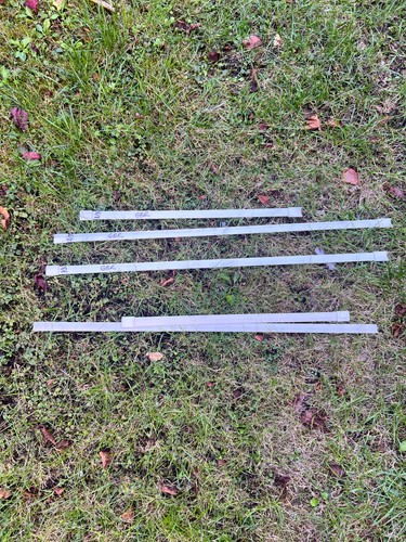 Laser dinghy sail batten - laser, set