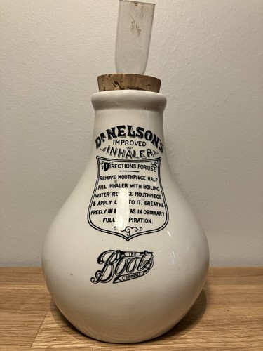 Nelson inhaler pottery - dr,