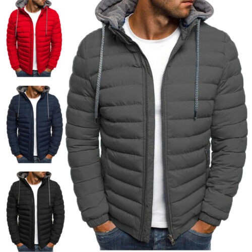 Men winter warm - winter, hooded