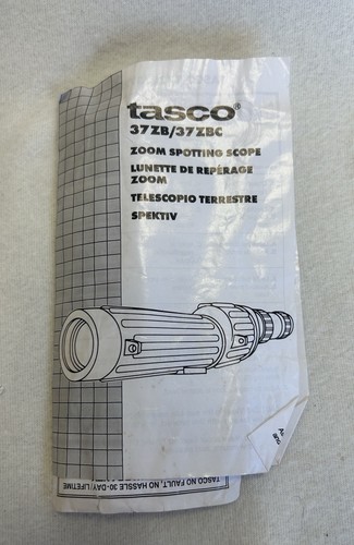 Tasco zoom spotting telescope - zoom,