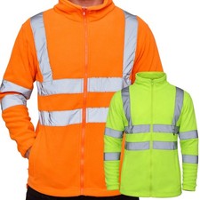 Men Hi-Vis Zip-Up Fleece