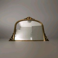 Home, Furniture Decor Mirrors: Consul Gilt Framed Swirl Shaped Mirror. 