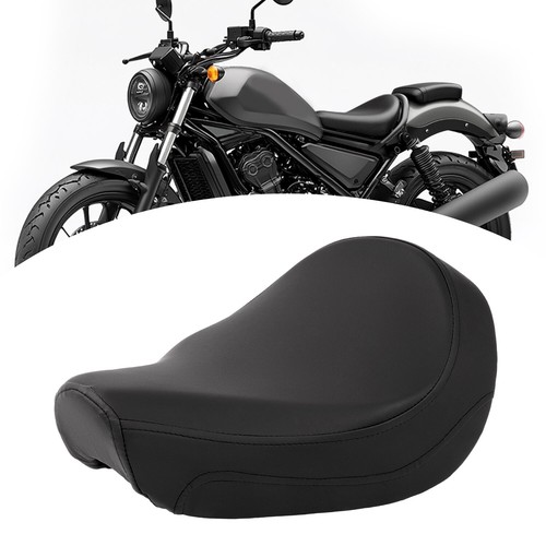 Motorcycle black solo seat - motorcycle,