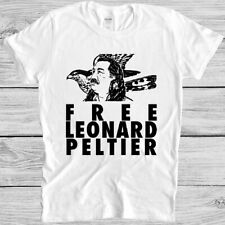 Free Leonard Peltier T Shirt American Indian Movement Native Cool Gift Tee M298