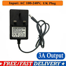 12V 3A DC UK Plug Power Supply Adaptor Transformer for LED Strips CCTV UK