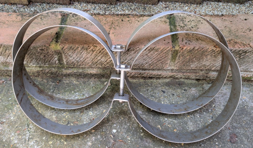 Stainless steel 18cm bands - stainless,