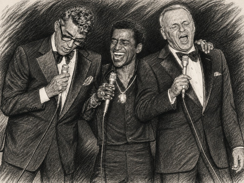 Rat pack sinatra martin - pack, davis