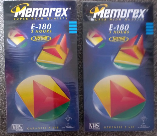 Memorex 180 vhs super high - memorex,