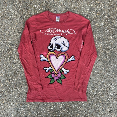 Y2k hardy red - red, longsleeve