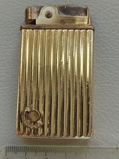 A Vintage Gold Colour Crown Musical Lighter Not Working, Lighter Not Checked