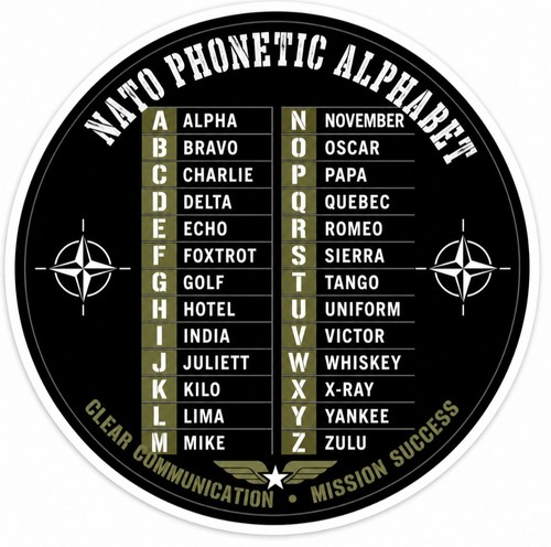 Nato phonetic alphabet - nato,