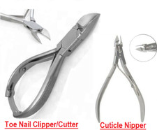 Toe Nail Clipper Cutter Strong Thick Fungus Heavy Duty Ingrown Cuticle Nipper