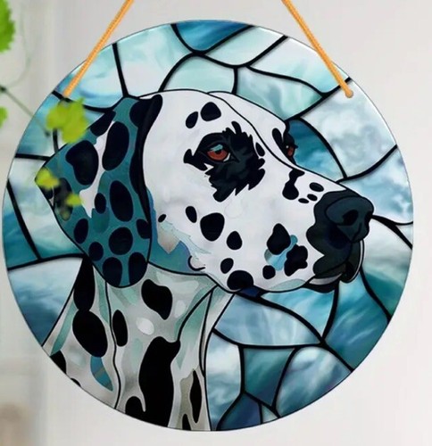 Dalmatian large dog suncatcher - dalmatian,