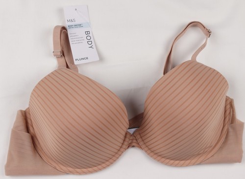 Underwired plunge bra - m&s,