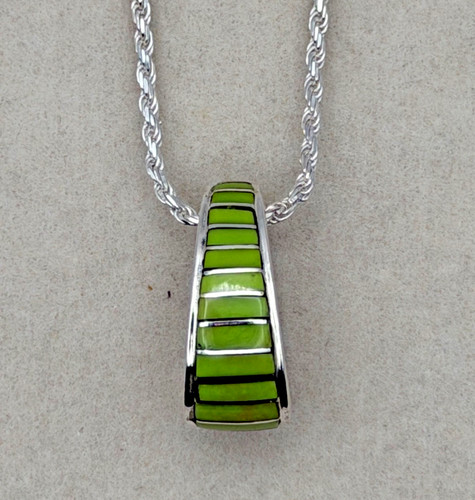 Gaspeite style green stone - gaspeite-style,