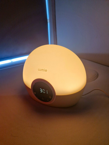 Lumie wake light - up, sunrise