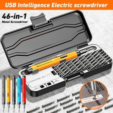 46 In 1 Cordless Electric Screwdriver Mini Power 3.7V Precision Set Bit Kits USB