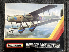 Matchbox 1/72 Handley Page Heyford MkI/II/III model kit, complete, damaged box