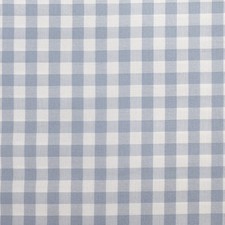 Blue & White Gingham Fabric 1/3" Check Yarn Dyed Craft Fabric Material Metre