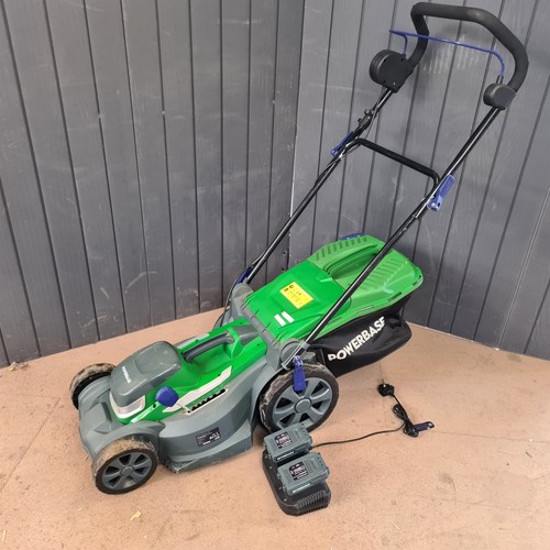 Cordless battery lawnmower 40v - battery,