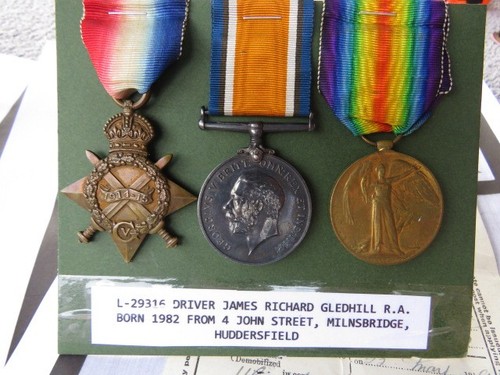 Ww1 medal trio - trio, l-29316