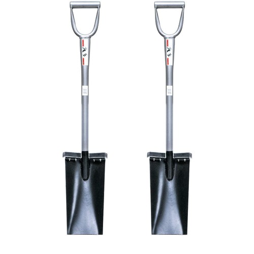 Steel handle spade shovel - d,