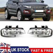 Pair Front LED Fog Light Lamp For Land Range Rover Evoque L538 2011-2015 UK